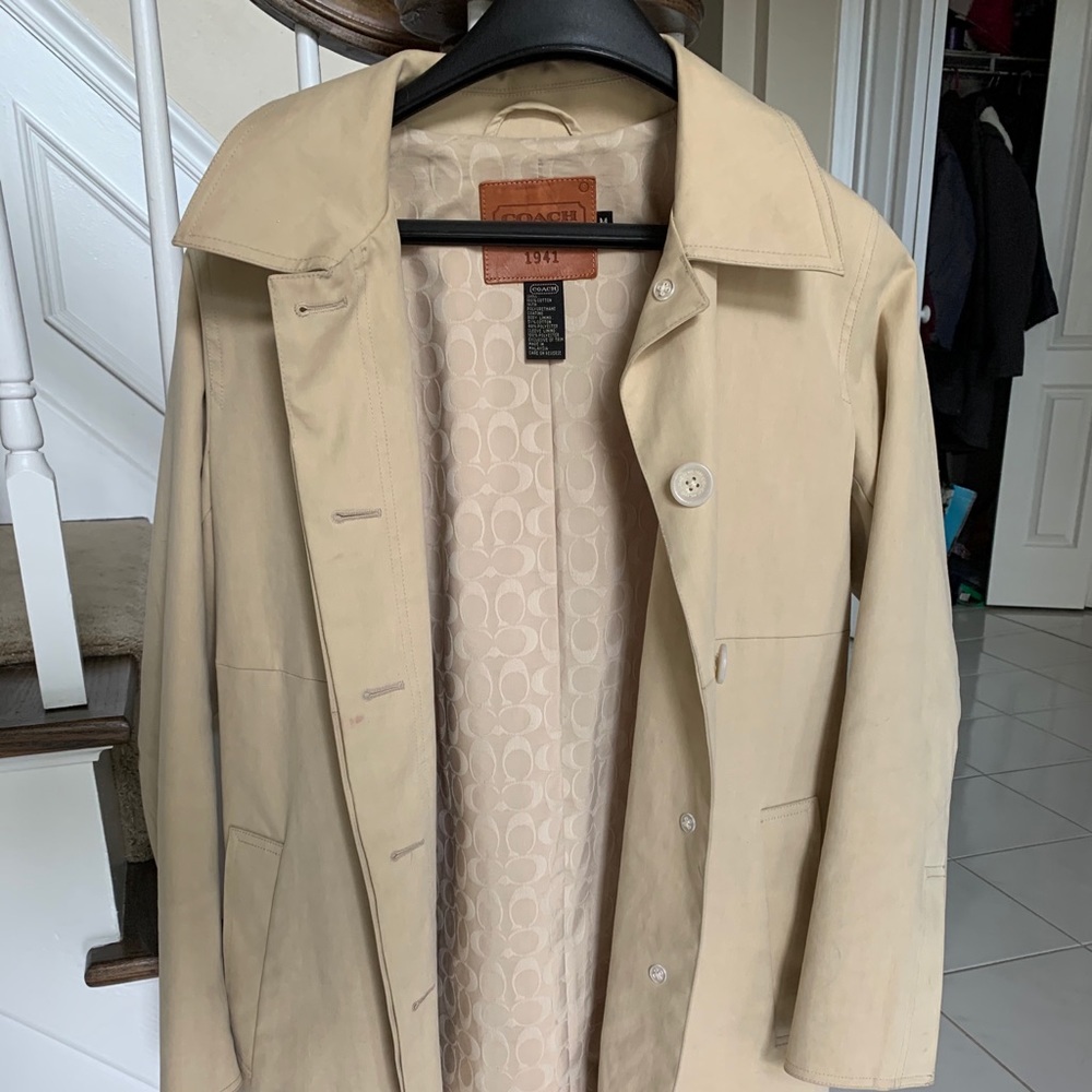 COACH rain jacket
